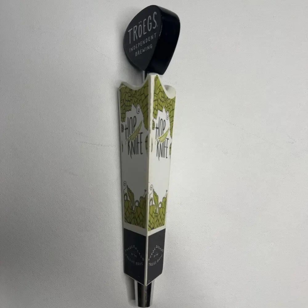 Troegs Hop Knife Harvest Ale Beer Tap Handle Independent Brewing Brewery